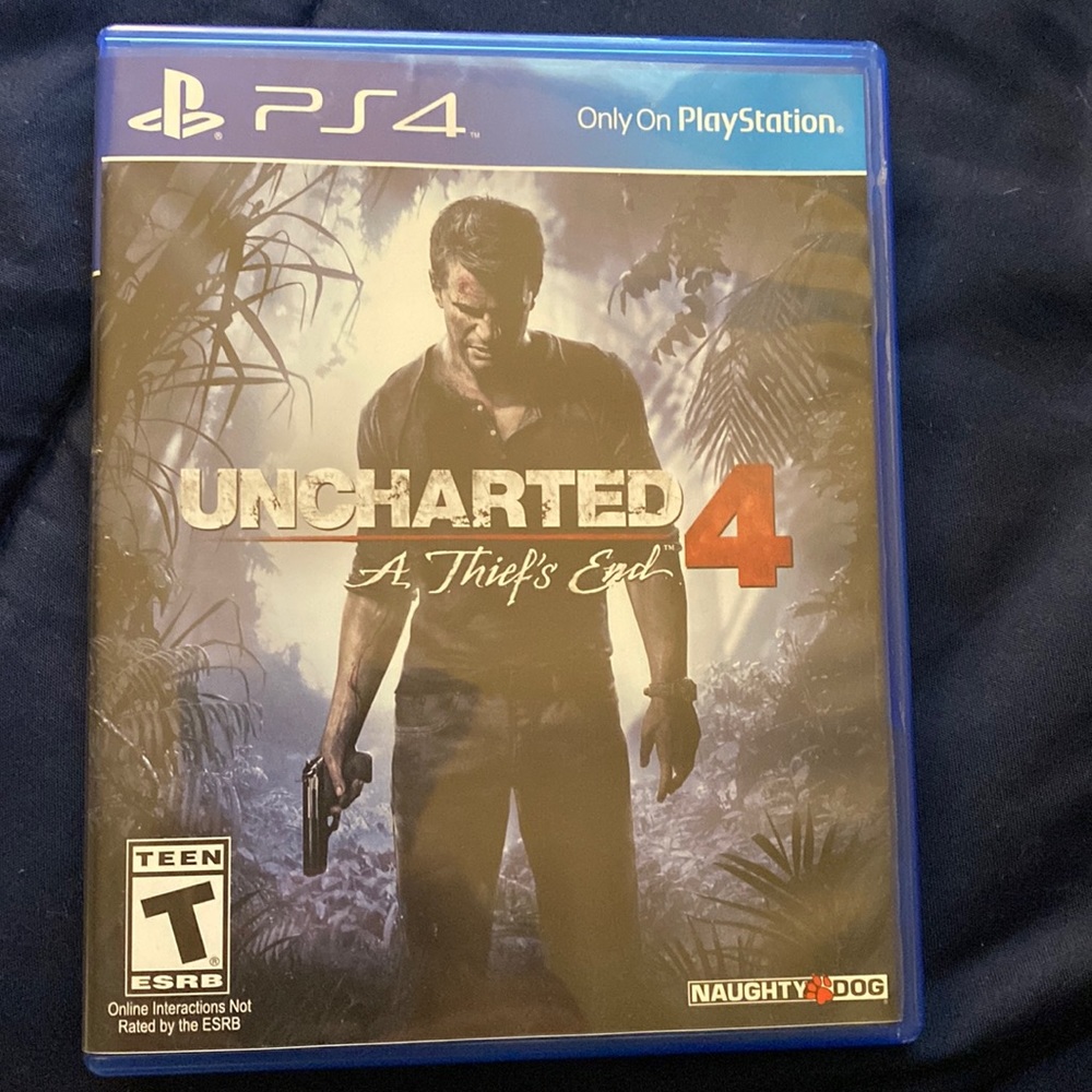 PS4 Uncharted 4 video game
